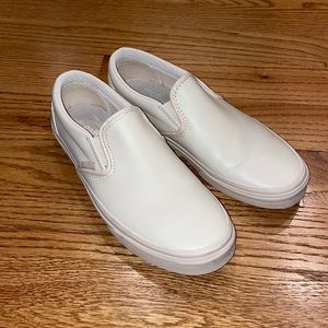 Vans Leather Blush Pink